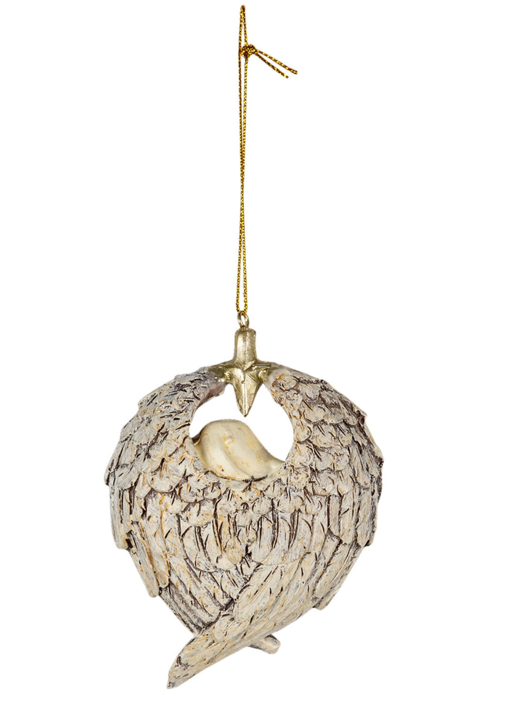 Clayre & Eef Santons de Noël pendentif 8*3*11 cm 6PR4704