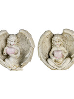 Clayre & Eef Decoratie engelen (2) 10*6*10 cm 6PR4708