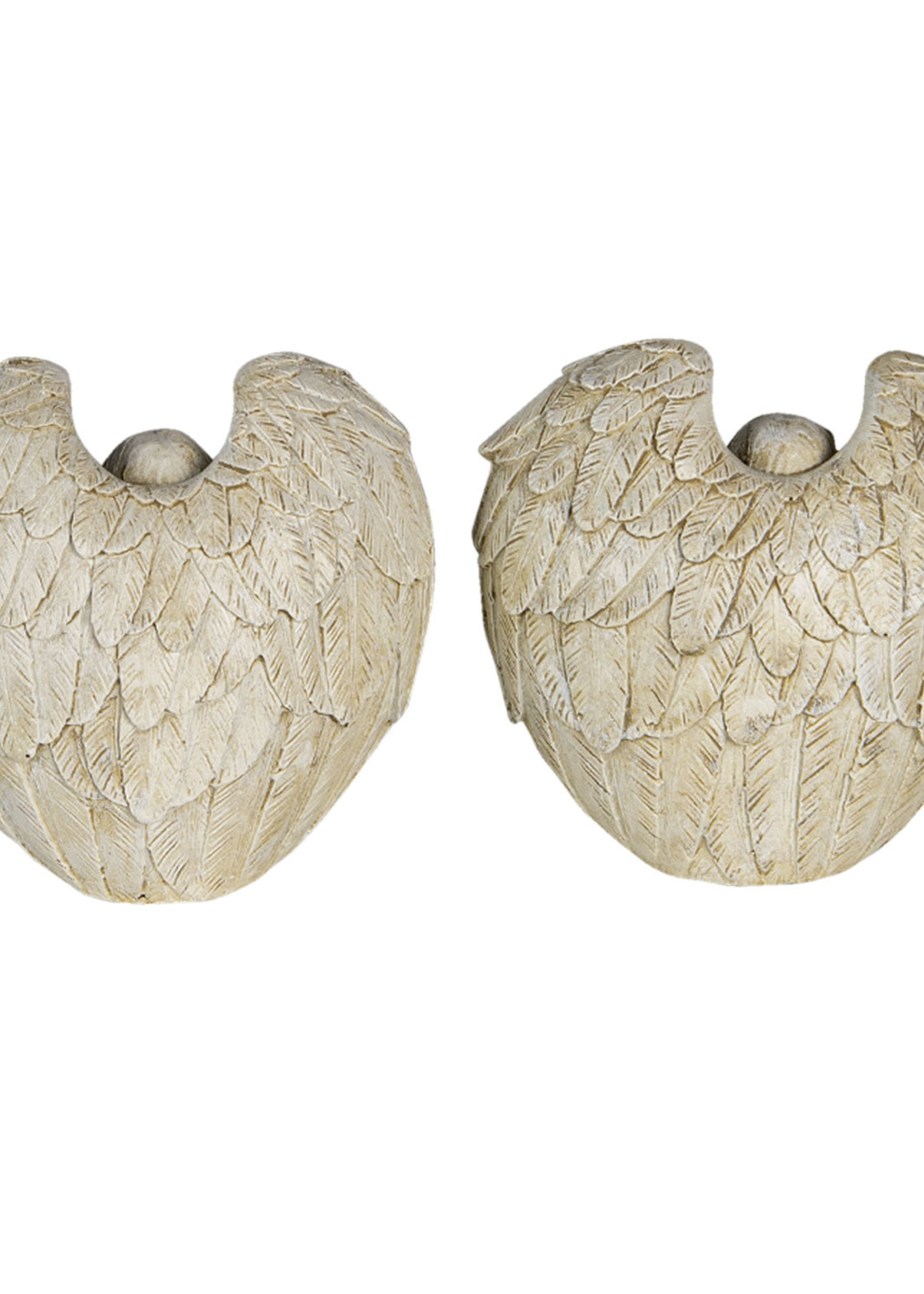 Clayre & Eef Decoratie engelen (2) 10*6*10 cm 6PR4708