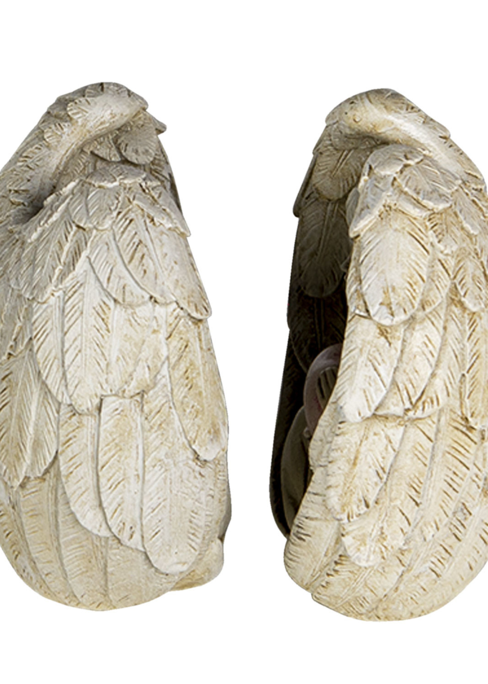 Clayre & Eef Decoratie engelen (2) 10*6*10 cm 6PR4708