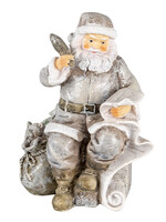 Clayre & Eef Decoratie kerstman 10*7*13 cm 6PR4726
