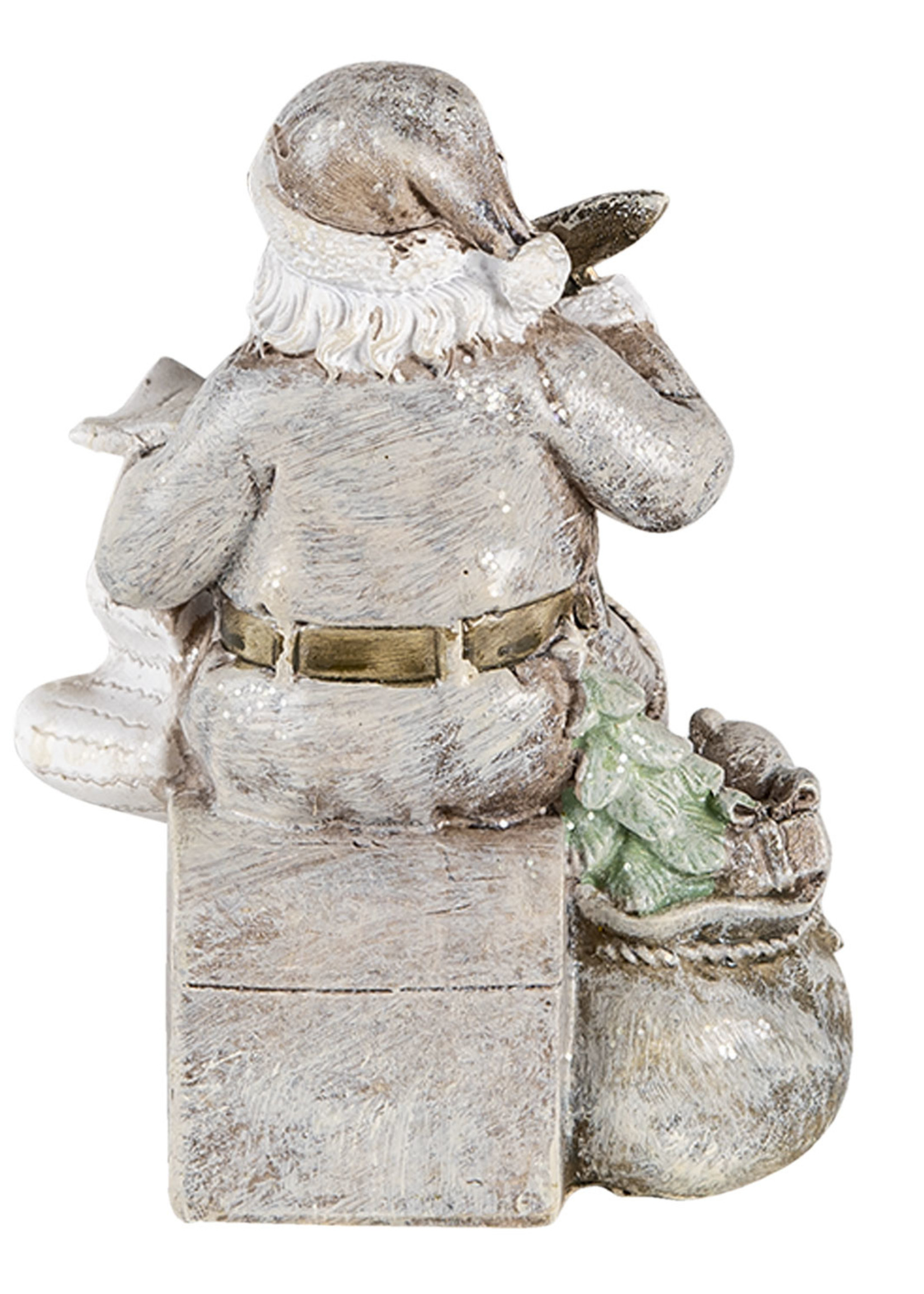 Clayre & Eef Décoration Père Noël 10*7*13 cm 6PR4726