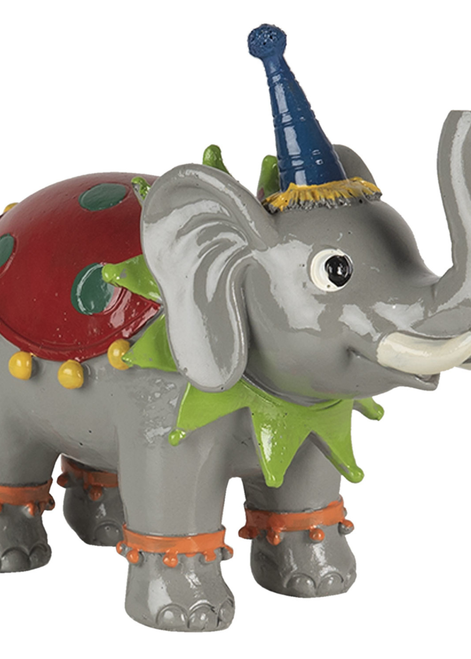 Clayre & Eef Decoratie olifant 13*6*11 cm 6PR4732