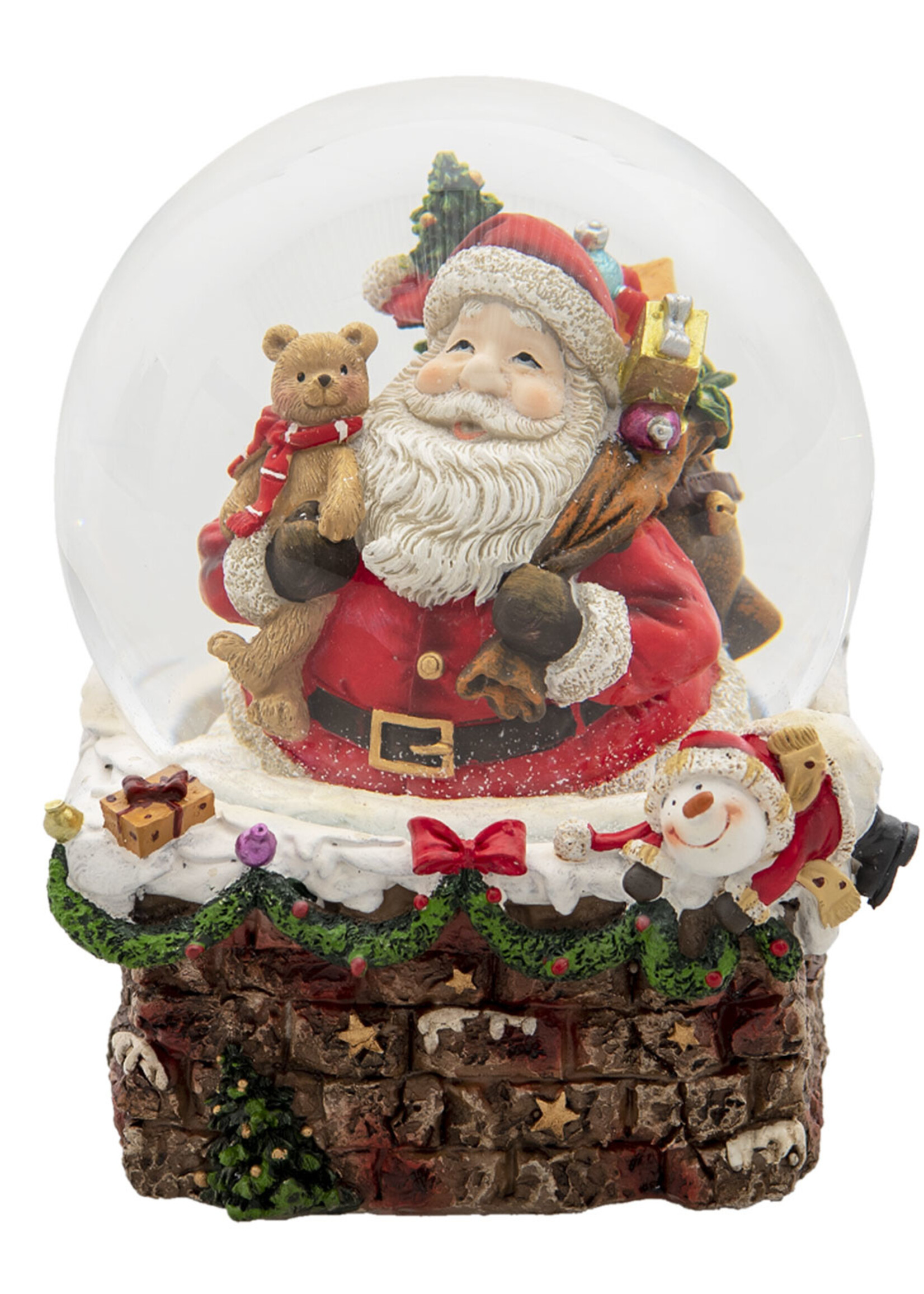 Clayre & Eef Boule à neige avex musique Ø 16*20 cm 6PR4739