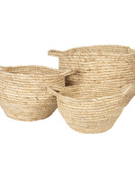 Clayre & Eef Panier (3) Ø 30*31 / Ø 25*26 / Ø 20*20 cm 6RO0472