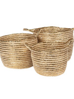 Clayre & Eef Panier (3) Ø 31*34 / Ø 28*29 / Ø 23*24 cm 6RO0473