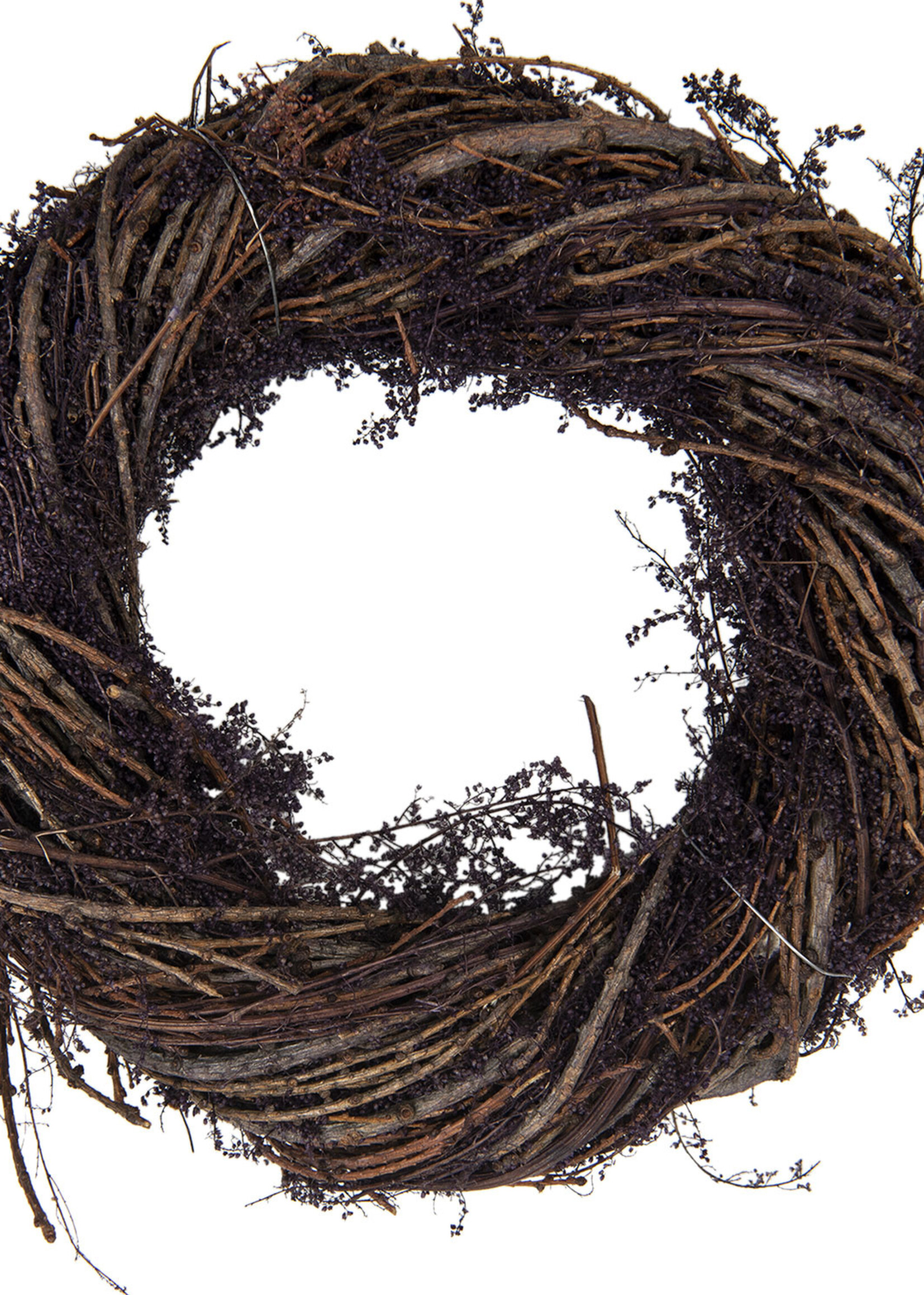 Clayre & Eef Décoration couronne Ø 25*7 cm 6RO0481-25