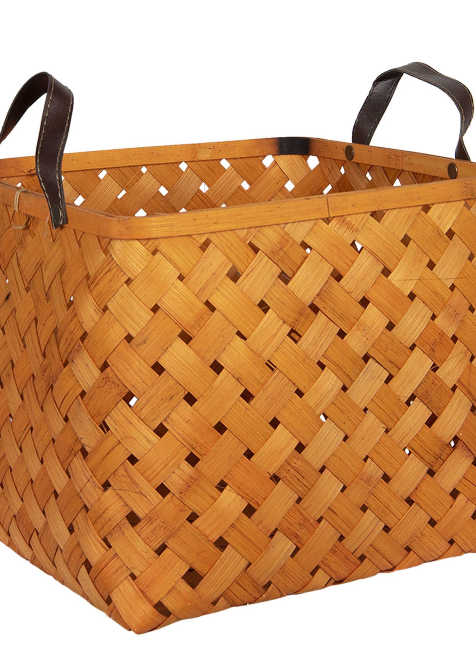 Clayre & Eef Panier (2) 30*30*26/36*36*30 cm 6RO0484