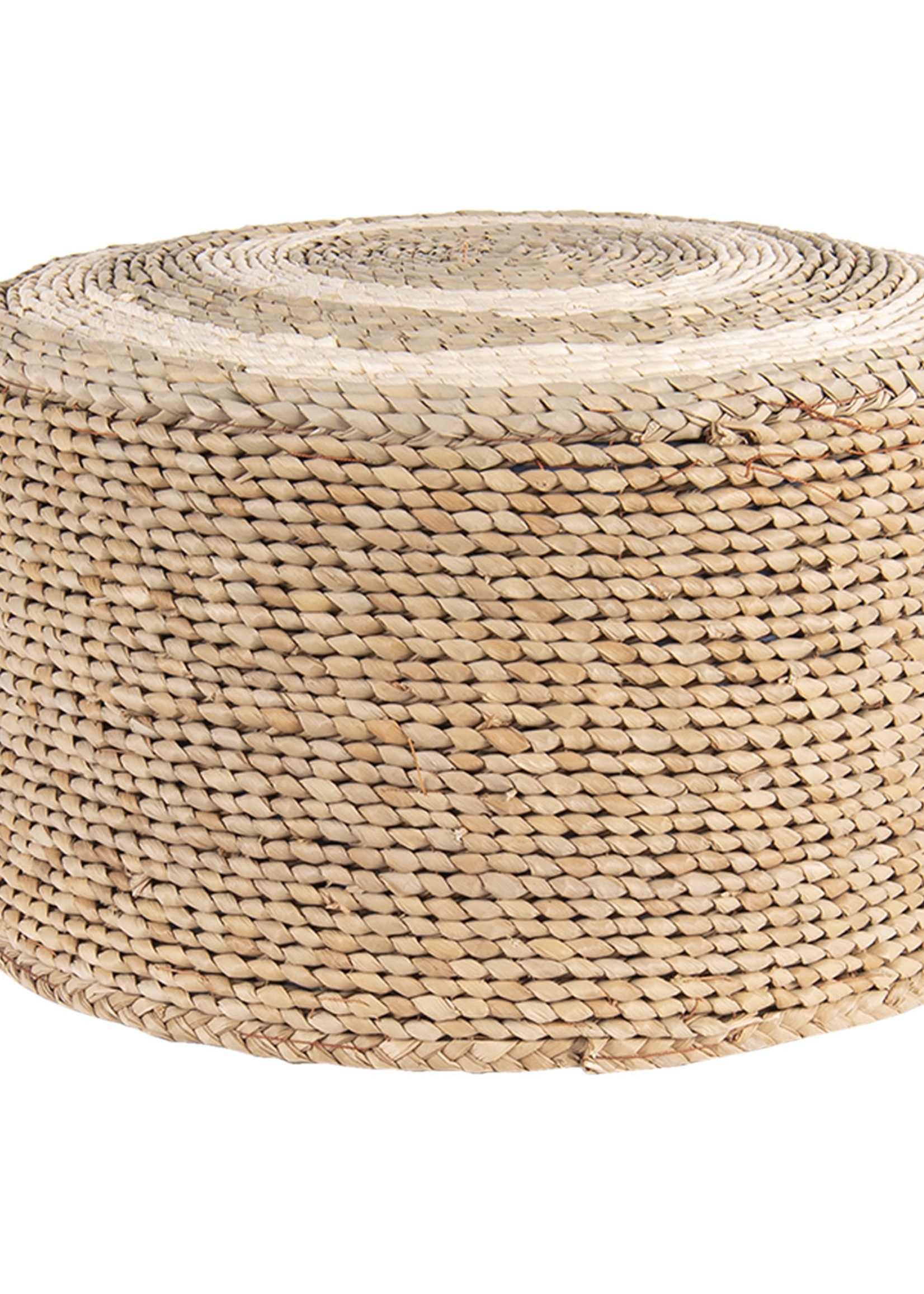 Clayre & Eef Pouf Ø 40*23 cm 6RO0510