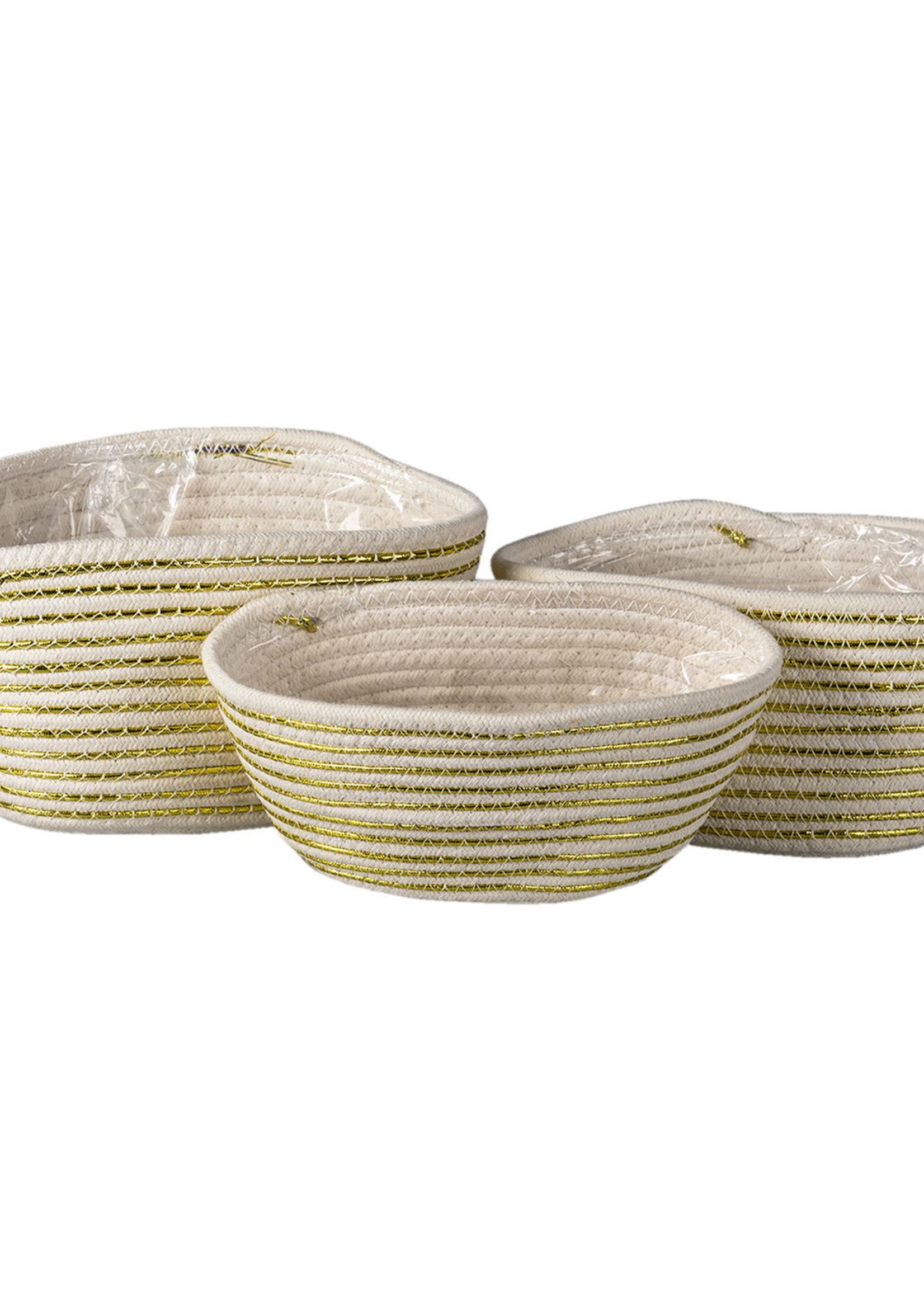 Clayre & Eef Mand (3) 28*14*14 / 26*12*12 / 24*10*12 cm 6RO0527