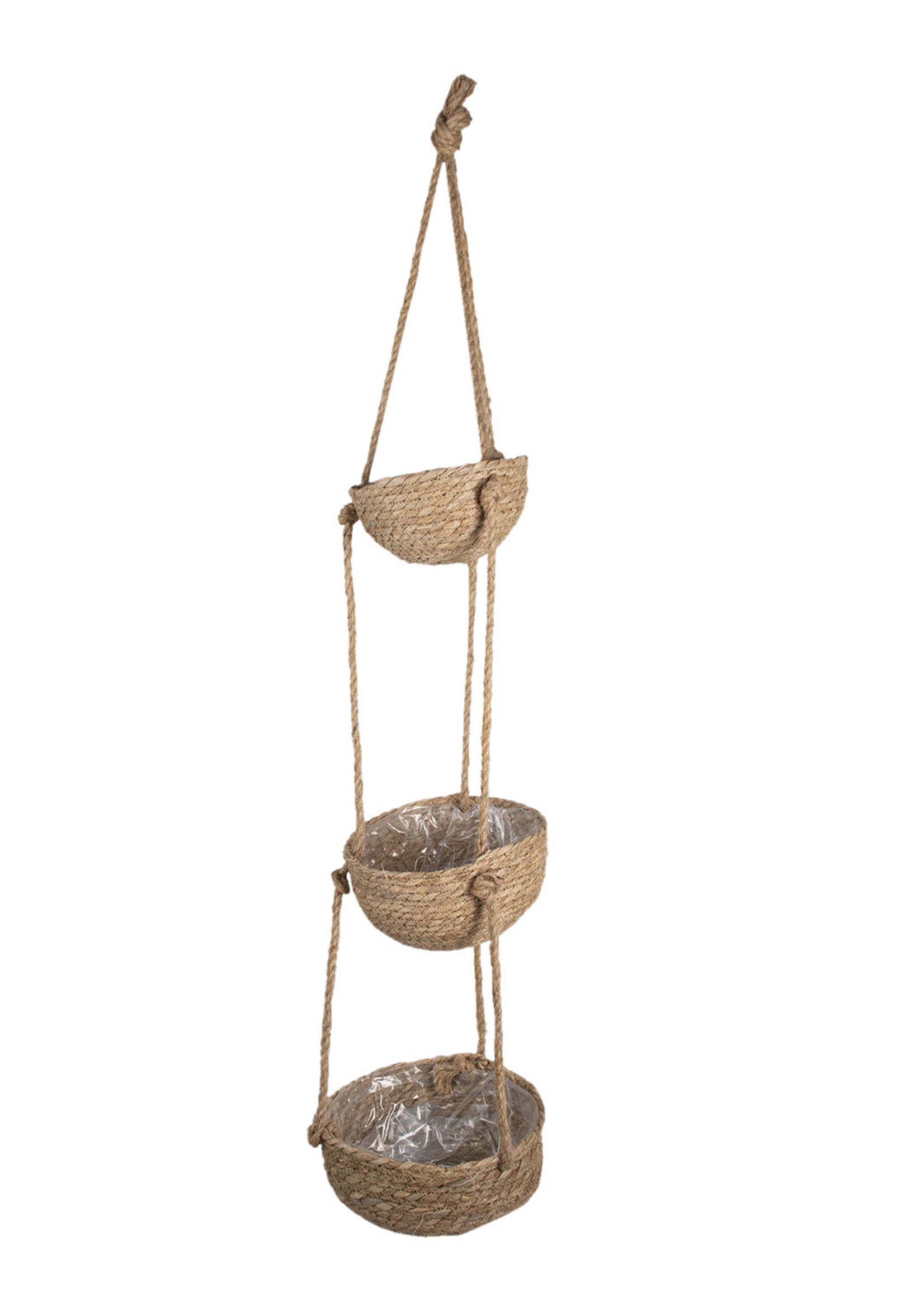 Clayre & Eef Porte plantes suspendu Ø 25*117 cm 6RO0532