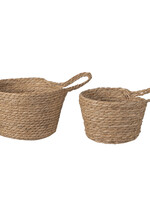 Clayre & Eef Panier (2) Ø 24*15 / Ø 21*14 cm 6RO0533