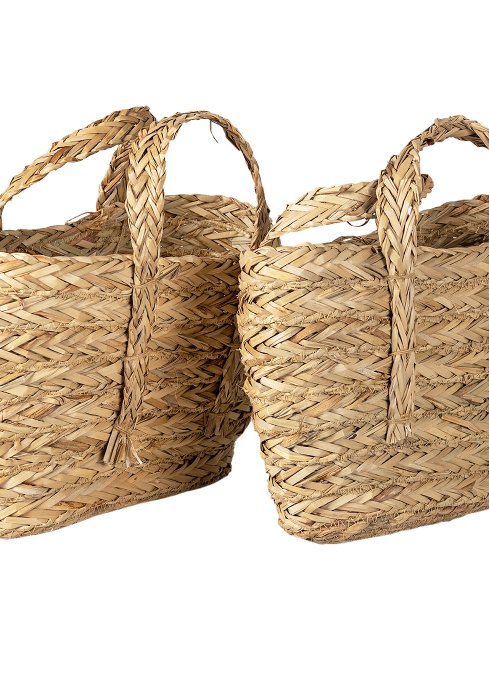 Clayre & Eef Panier (2) 36*11*34 cm /  33*8*31 cm 6RO0534