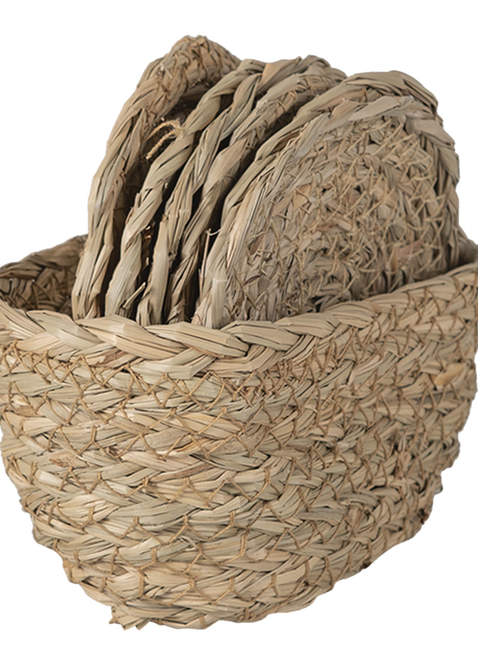 Clayre & Eef Onderzetter (set van 6) 15*8*7 / Ø 12 cm 6RO0537