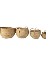 Clayre & Eef Panier (4) Ø 30*33 / Ø 28*30 / Ø 23*25 / Ø 19*20 cm 6RO0540