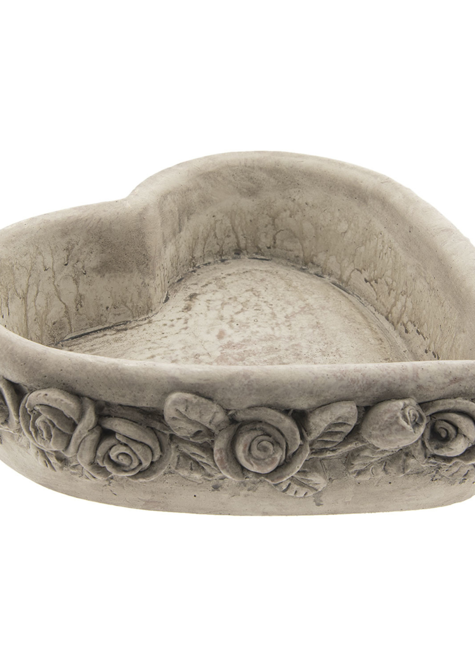 Clayre & Eef Pot de fleur coeur 27*27*9 cm 6TE0205