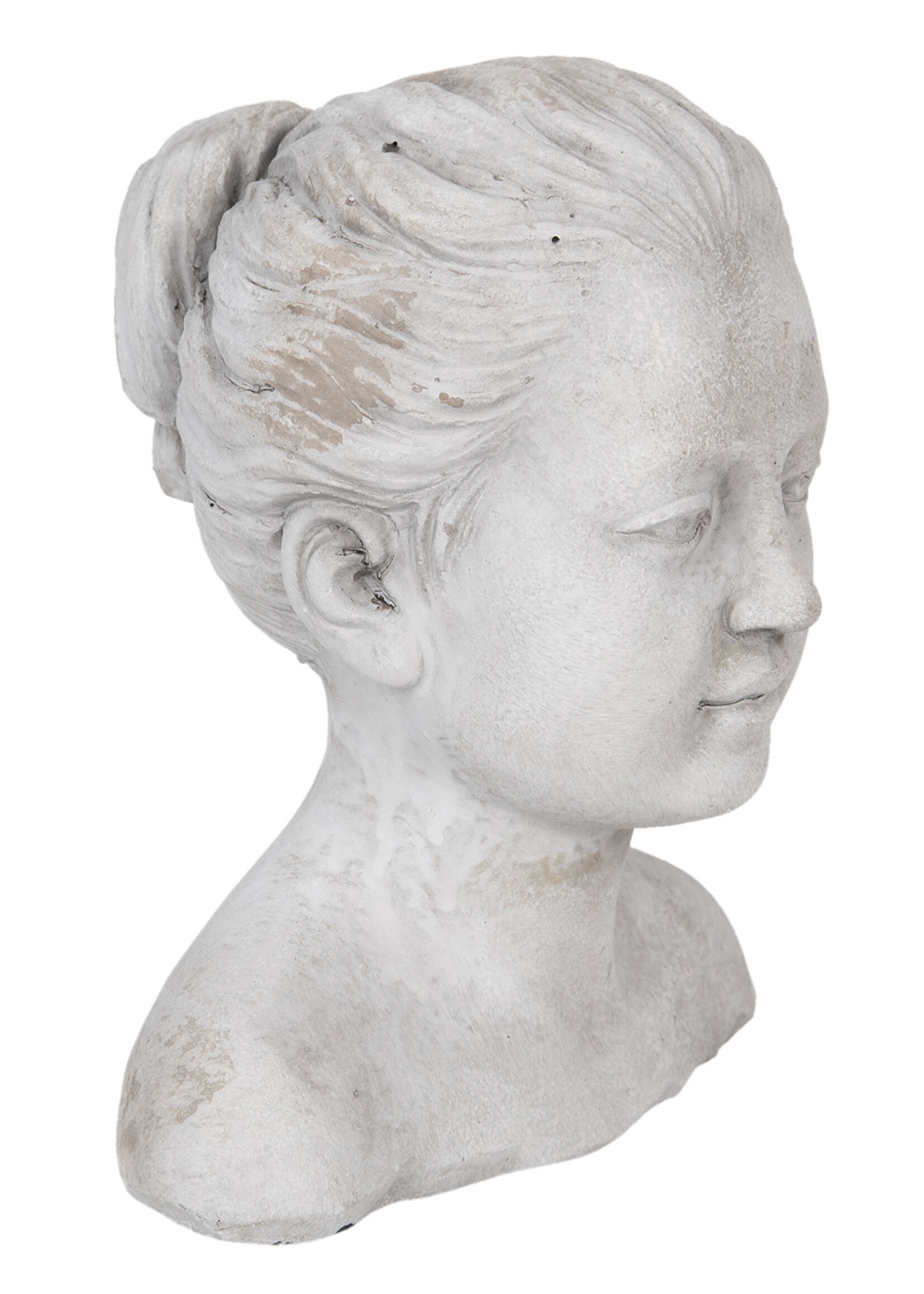 Clayre & Eef Statue tete de madame 17*16*20 cm 6TE0288