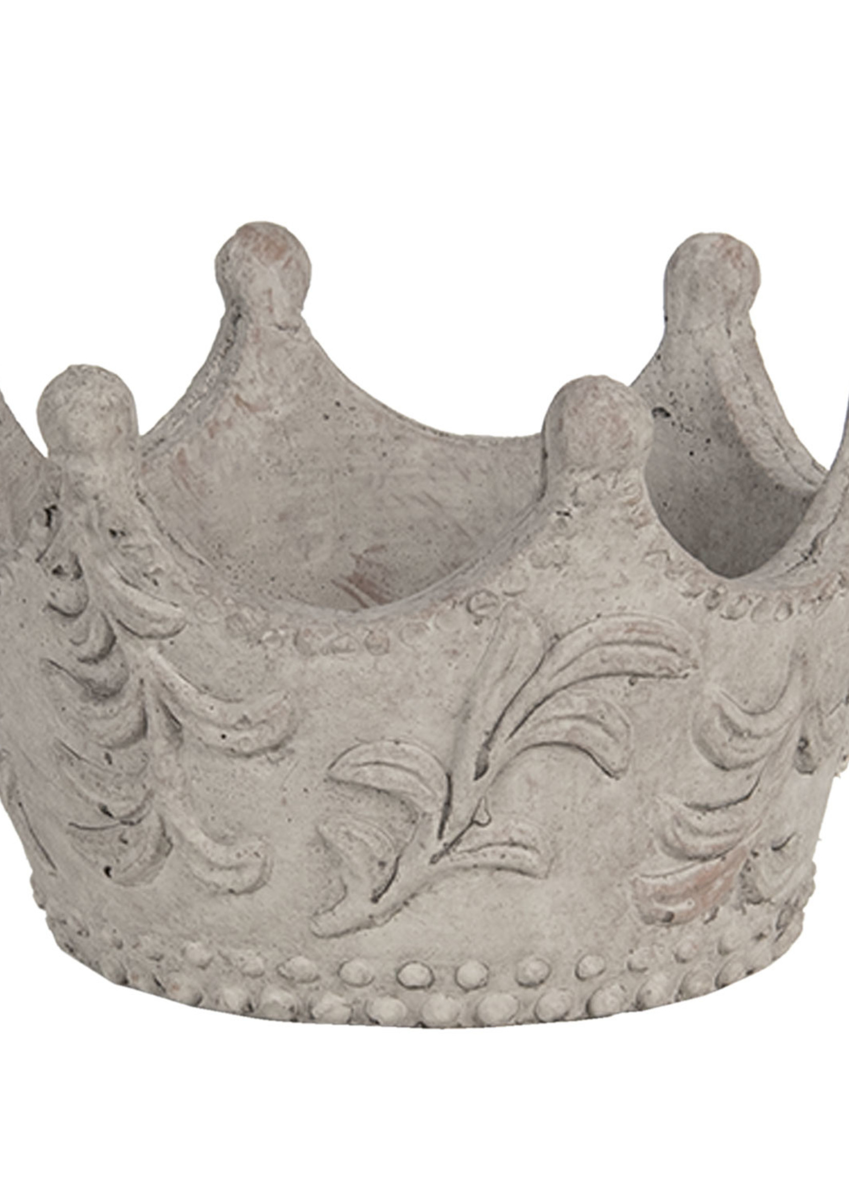 Clayre & Eef Décoration couronne royale 18*17*12 cm 6TE0300M