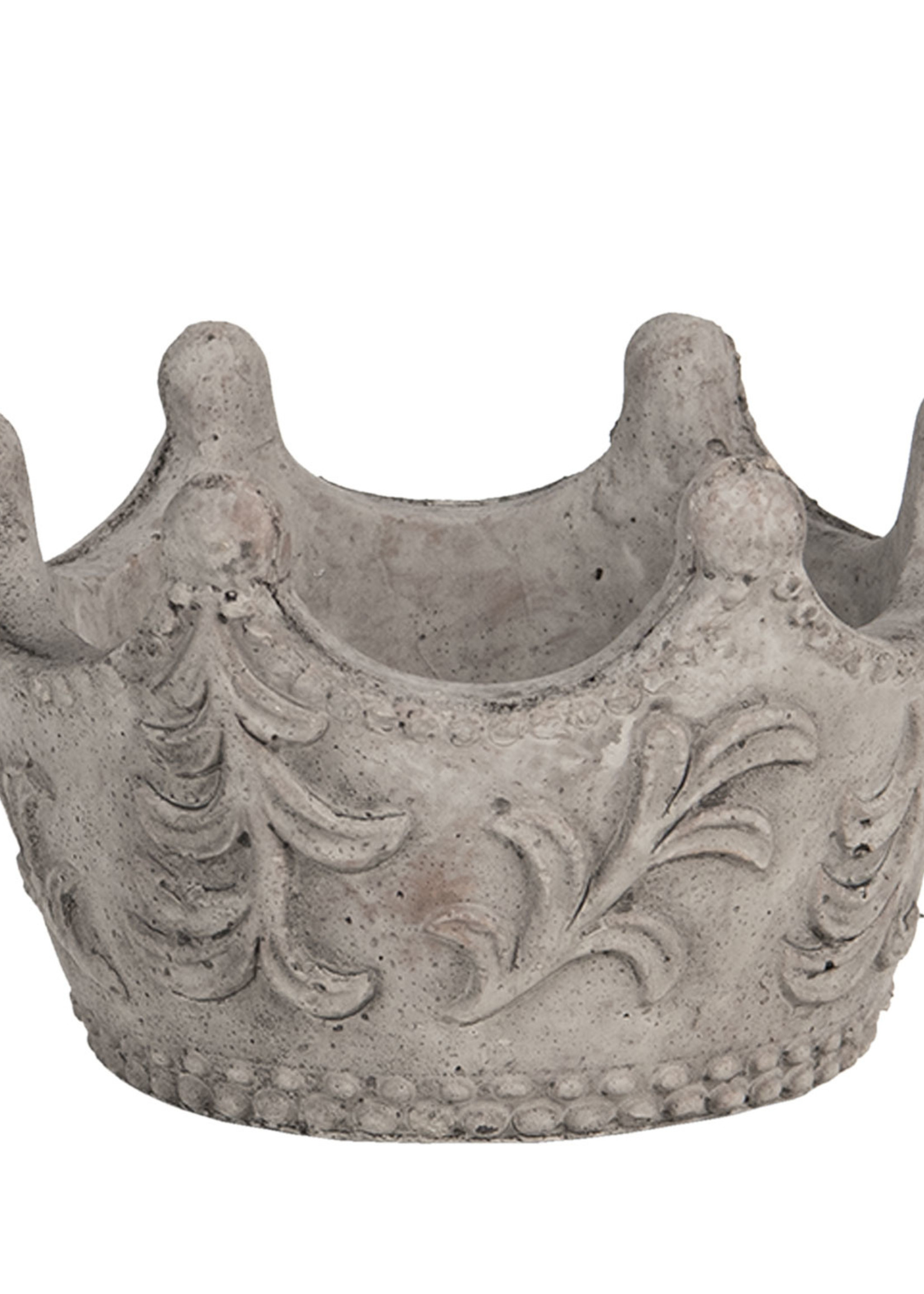 Clayre & Eef Décoration couronne royale Ø 14*10 cm 6TE0300S