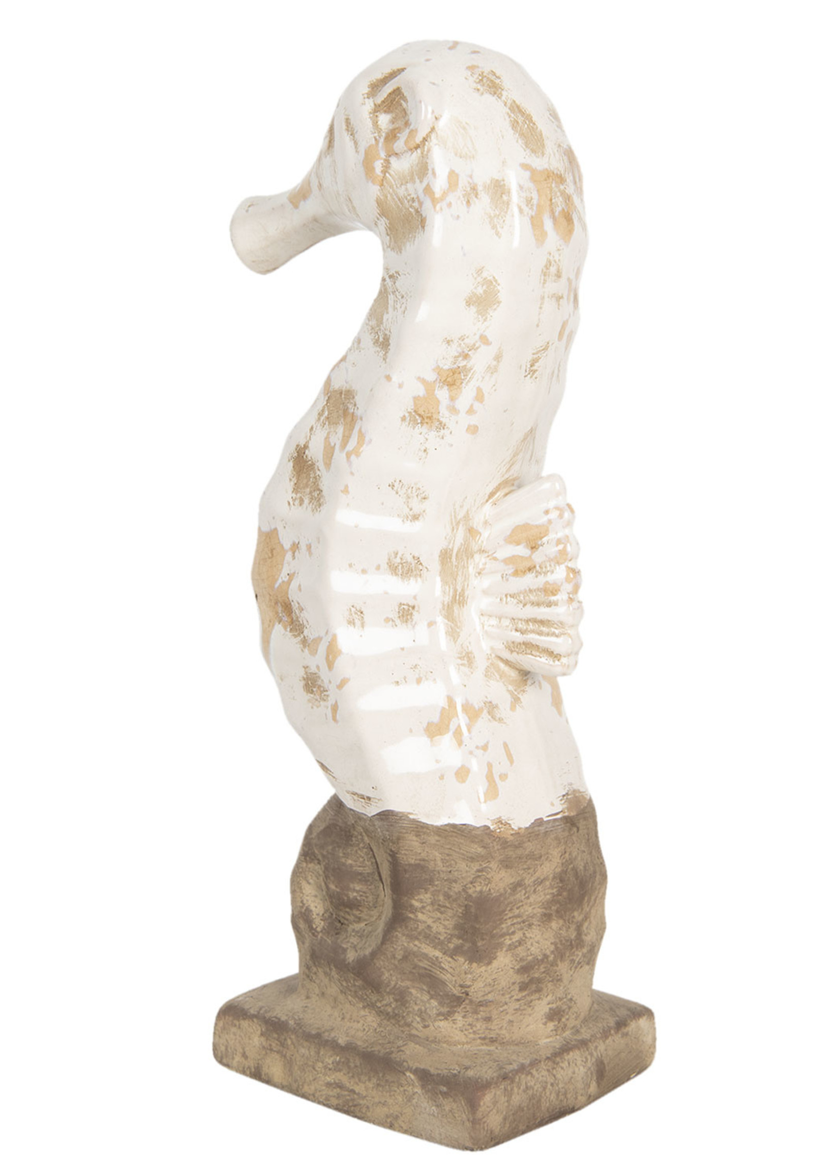 Clayre & Eef Décoration hippocampe 19*14*43 cm 6TE0309