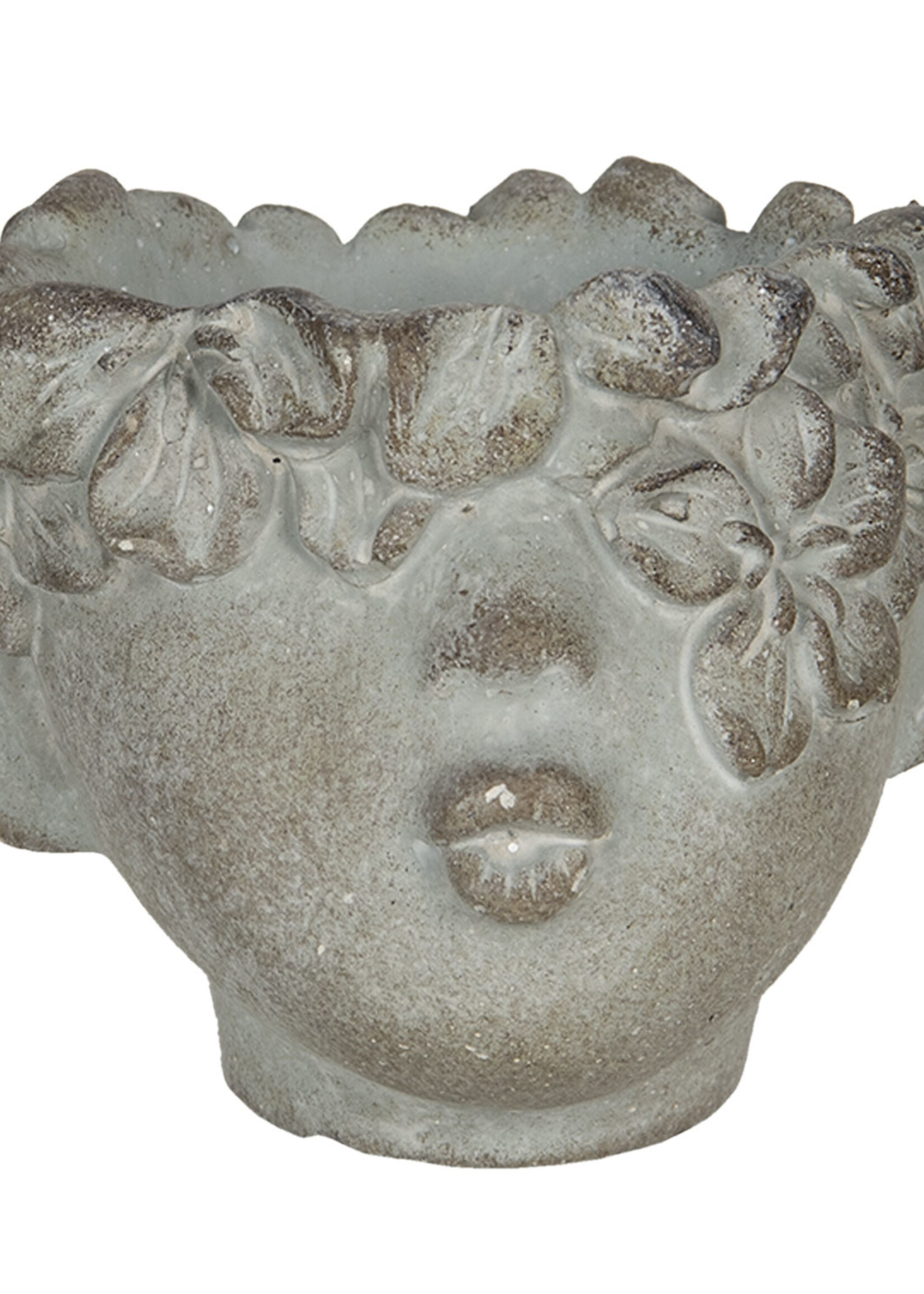 Clayre & Eef Waxinelichthouder 12*10*9 cm 6TE0313