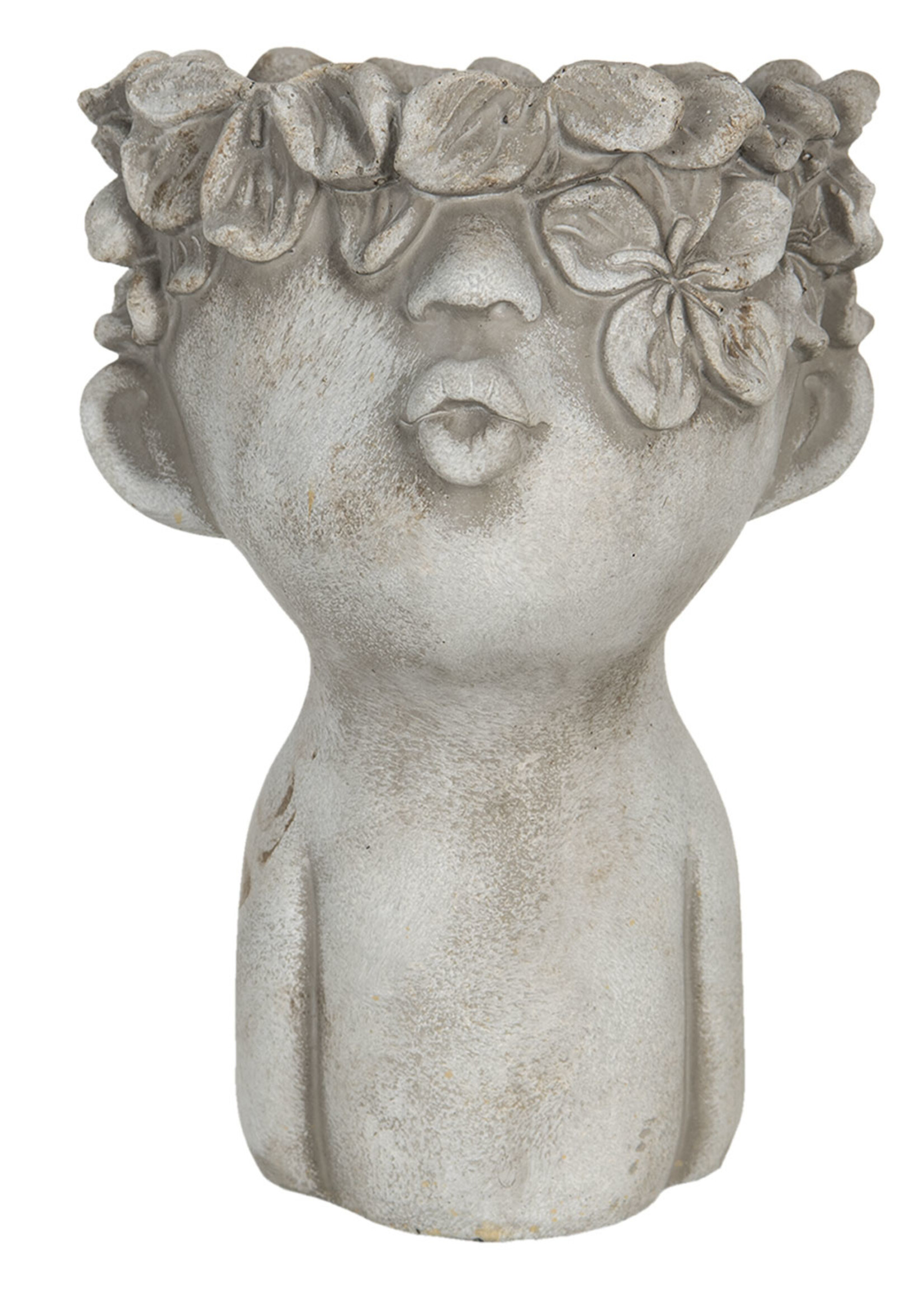 Clayre & Eef Bloempot 17*17*25 cm 6TE0327L