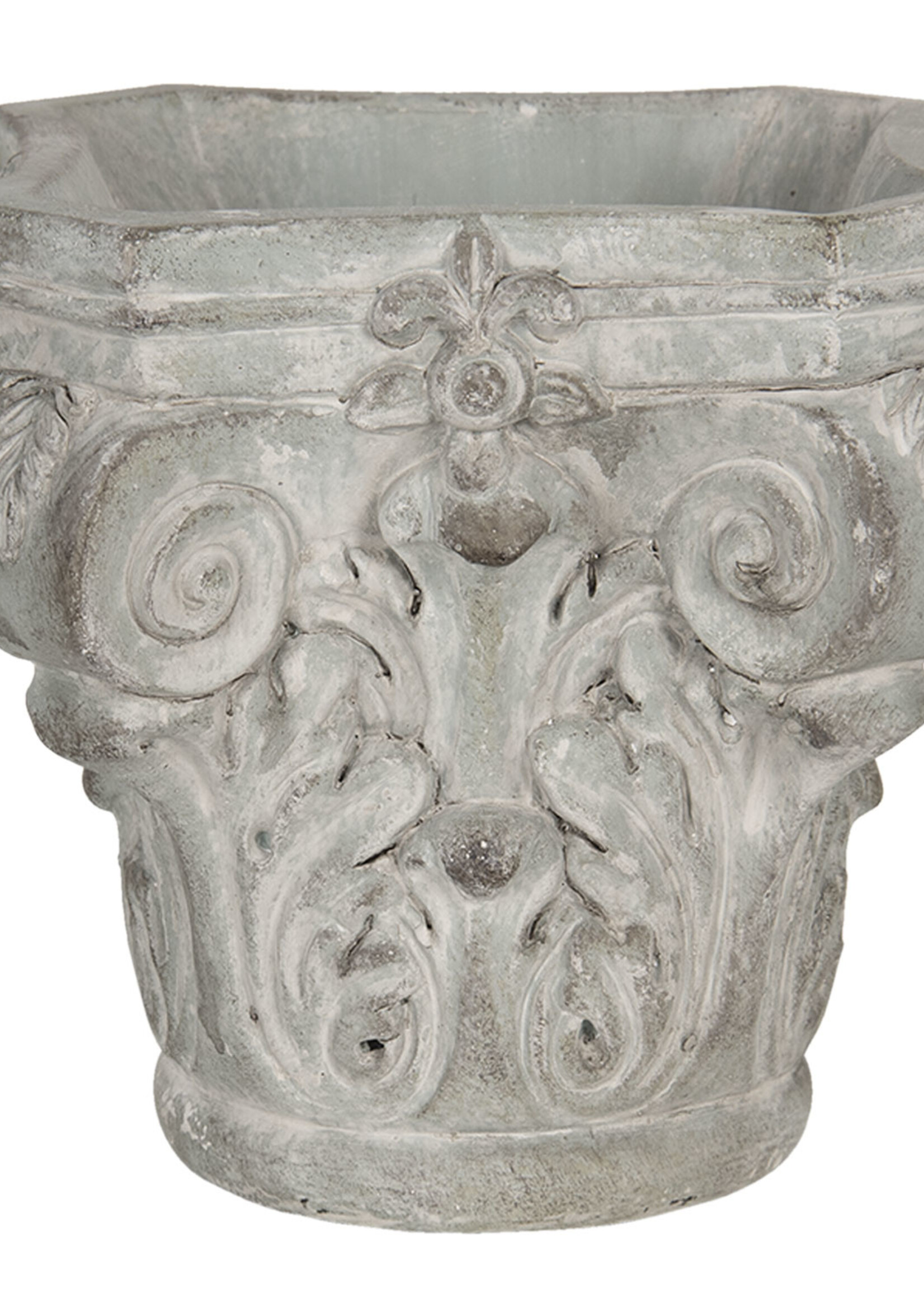 Clayre & Eef Bloempot 17*17*16 cm 6TE0333