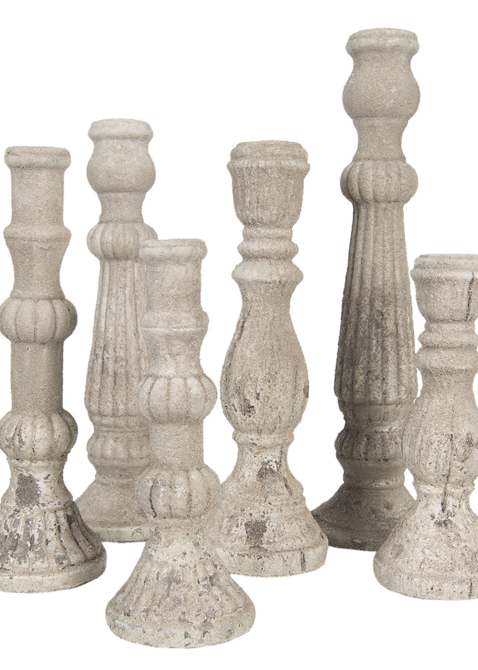 Clayre & Eef Kandelaar Ø 14*42 cm 6TE0337S