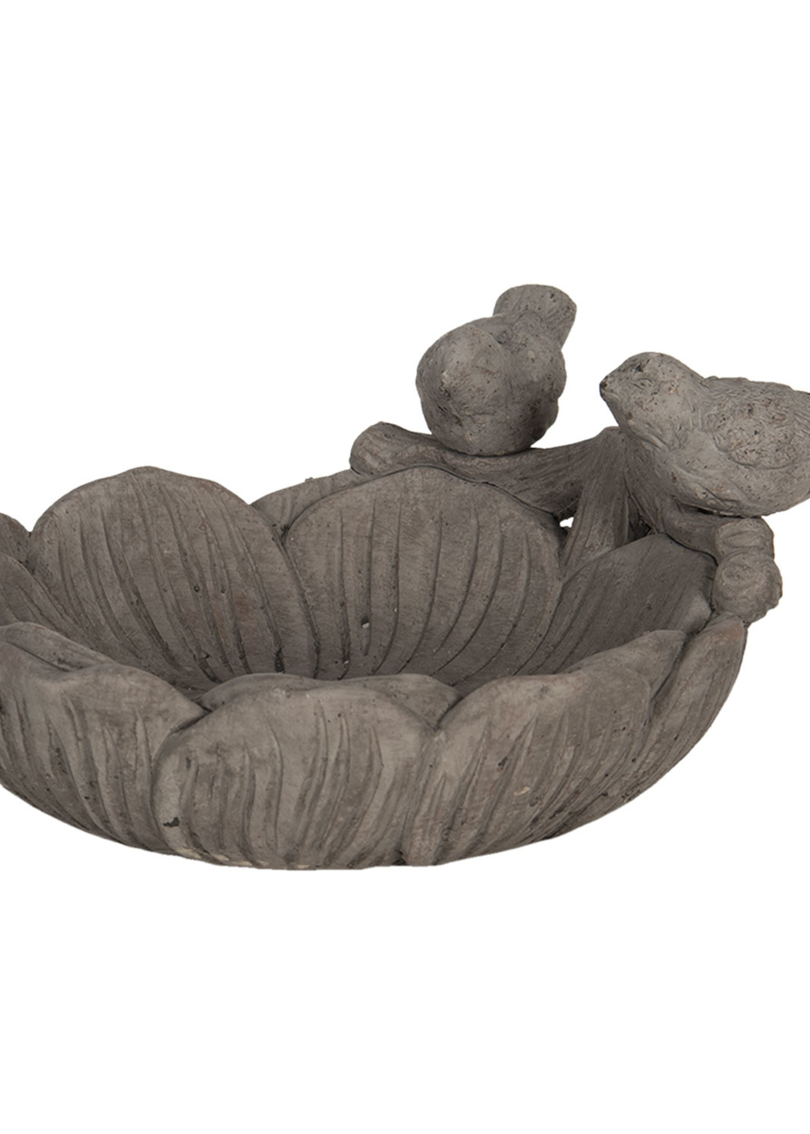 Clayre & Eef Mangeoire oiseau 24*23*11 cm 6TE0349