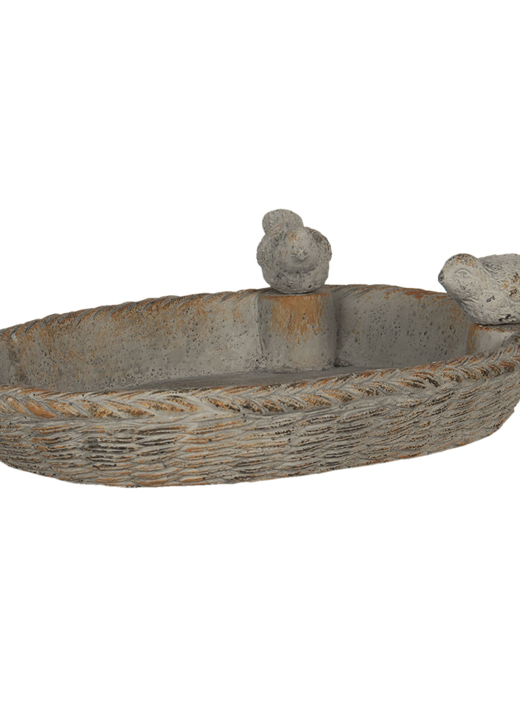 Clayre & Eef Mangeoire oiseau 35*25*10 cm 6TE0351