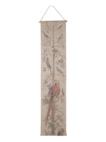 Clayre & Eef Wandkaart vogels 42*2*166 cm 6WK0036