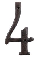 Clayre & Eef Nummer (4) 15 cm 6Y0264-4