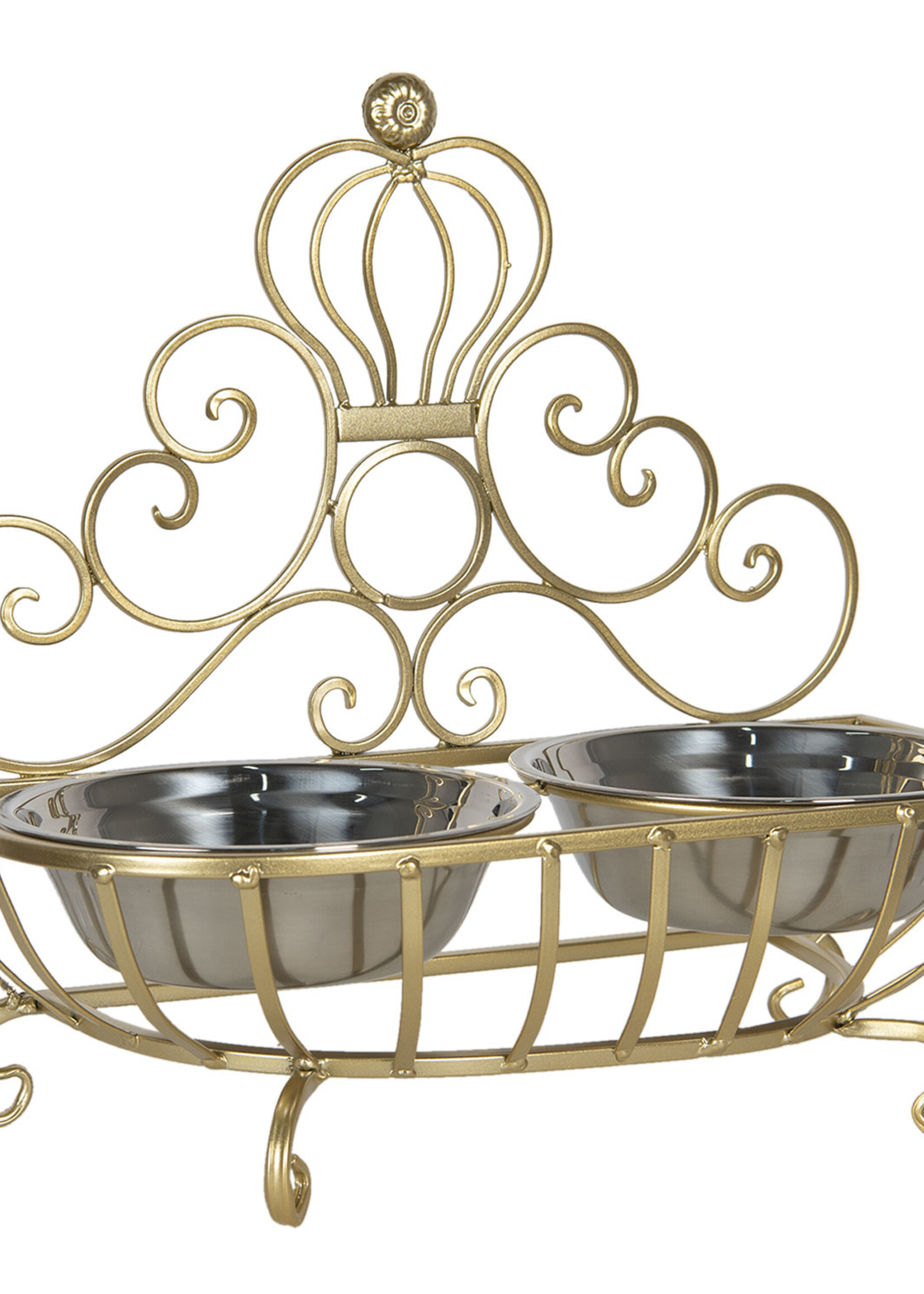 Clayre & Eef Gamelle animal 36*18*19 cm / 2*500 ml 6Y1404GO