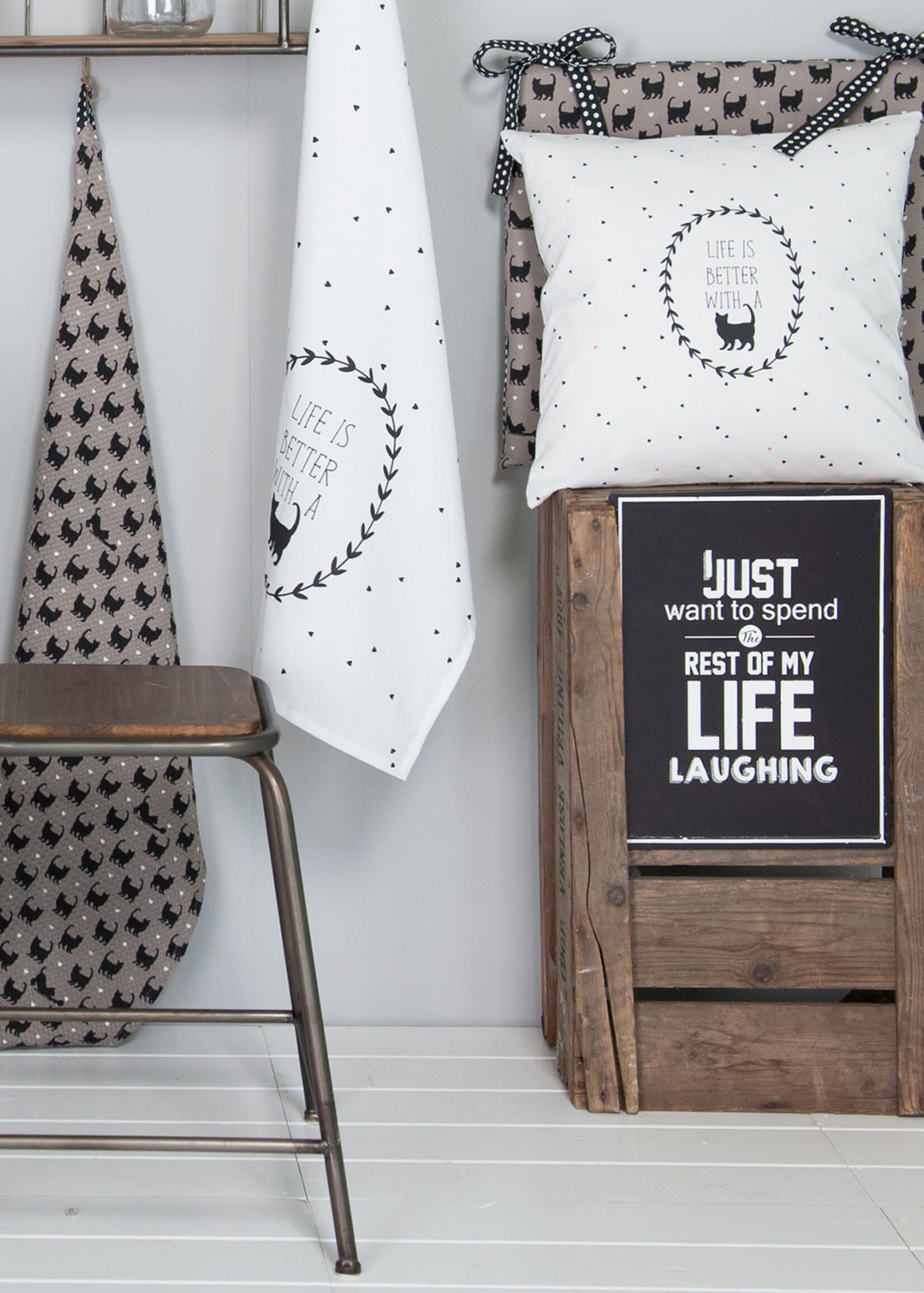 Clayre & Eef Kruk 40*40*46 cm 6Y2132