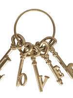 Clayre & Eef Decoratie sleutelbos 10*5*20 cm 6Y2276GO