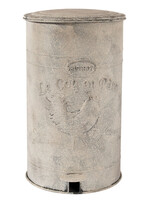 Clayre & Eef Poubelle à pédale 26*30*46 cm / 12000 ml 6Y2369