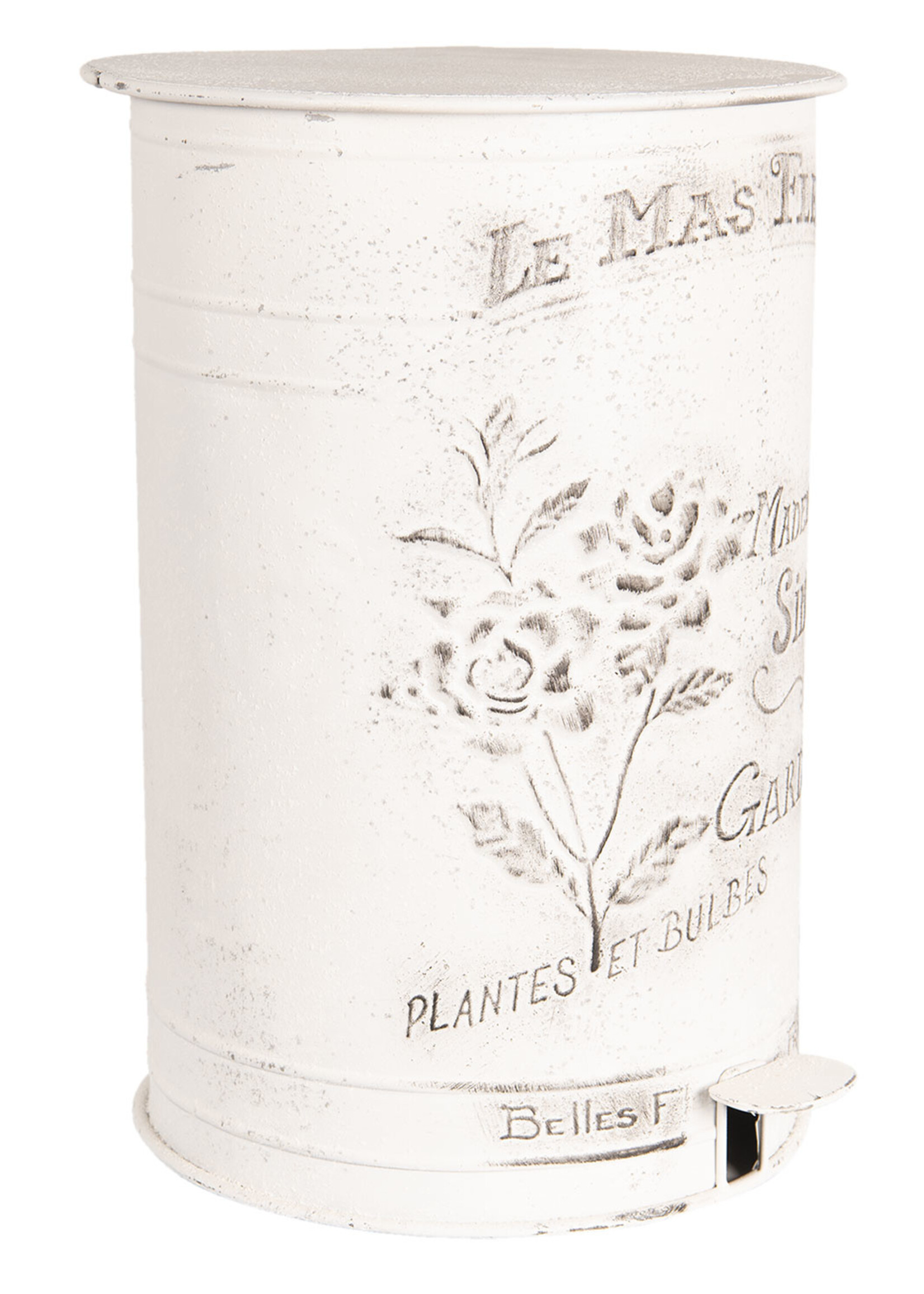 Clayre & Eef Poubelle à pédale 29*35*45 cm 6Y2370W