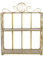 Clayre & Eef Étagère murale en fer 41*18*53 cm 6Y2799GO