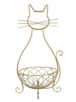 Clayre & Eef Ijzeren mand kat 31*25*55 cm 6Y3182GO