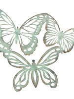 Clayre & Eef Décoration murale papillons 53*1*45 cm 6Y3184