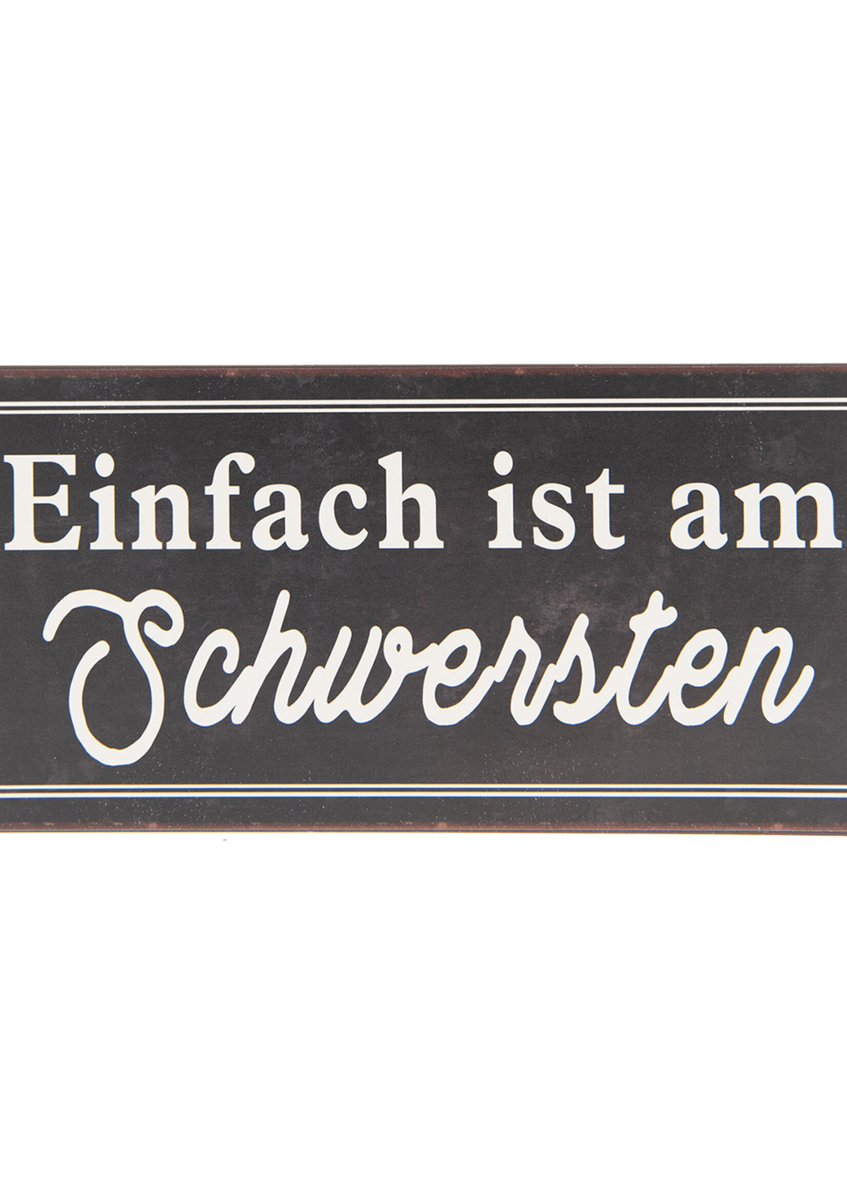 Clayre & Eef Tekstbord 30*13 cm 6Y3254D