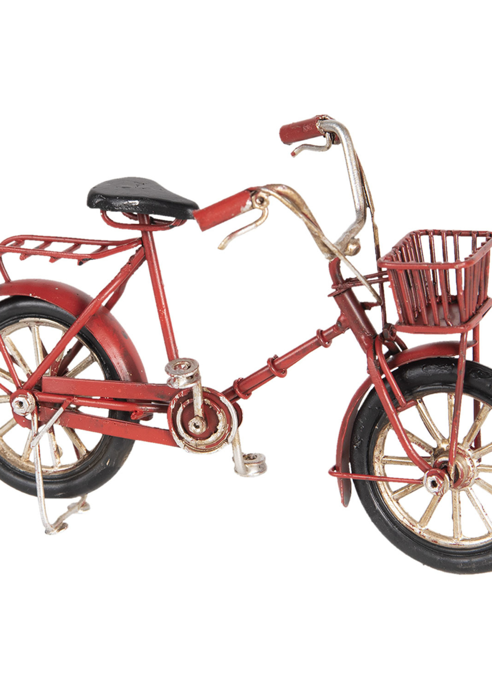 Clayre & Eef Model fiets 16*6*10 cm 6Y3390