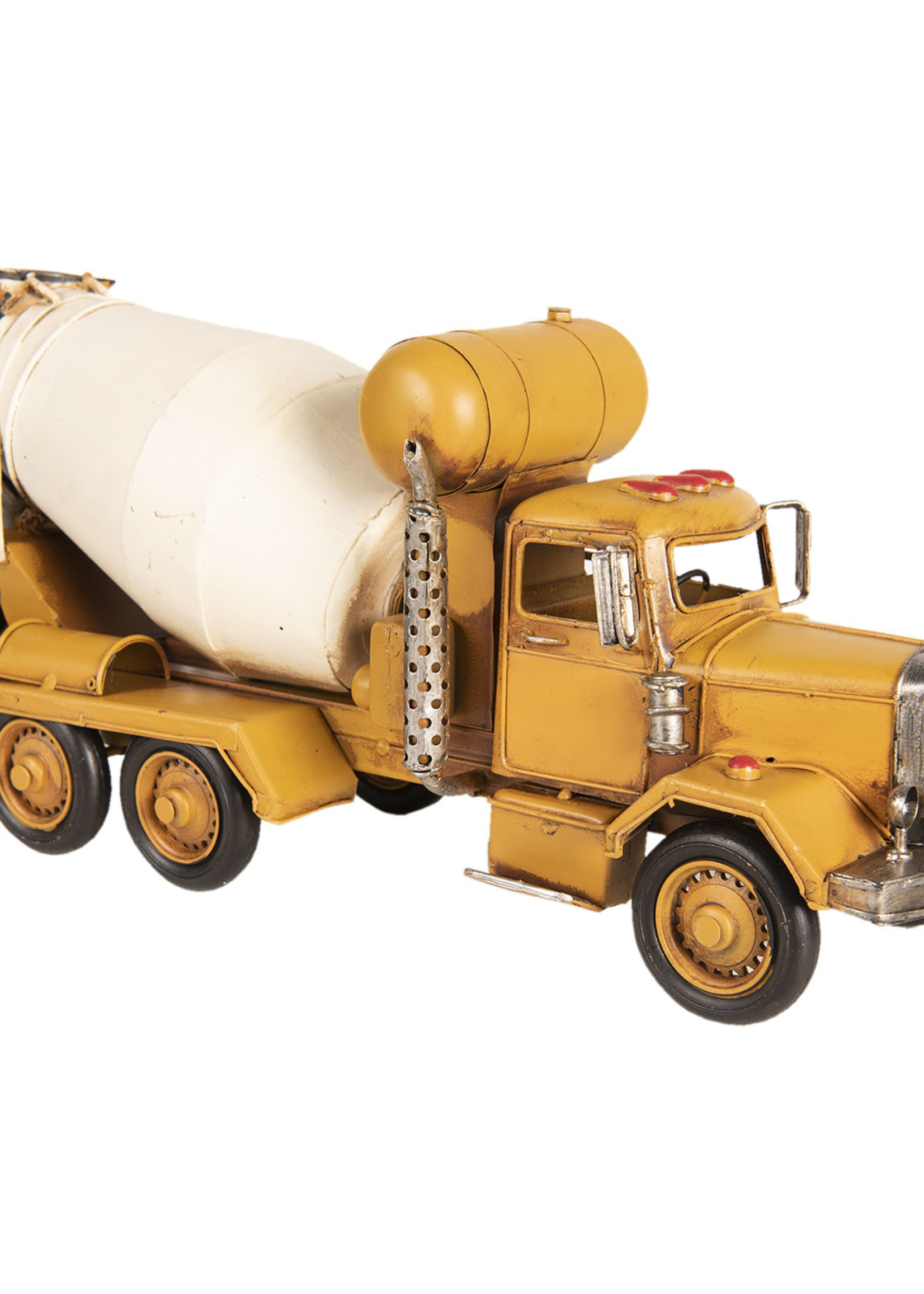 Clayre & Eef Modèle camion toupie à béton 37*12*17 cm 6Y3393