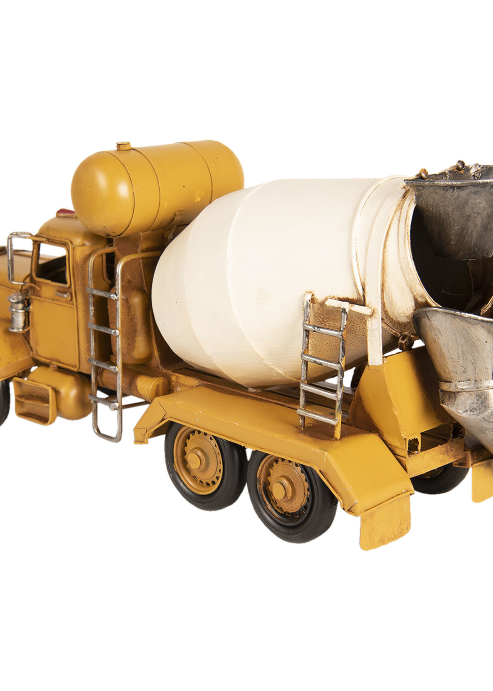 Clayre & Eef Modèle camion toupie à béton 37*12*17 cm 6Y3393