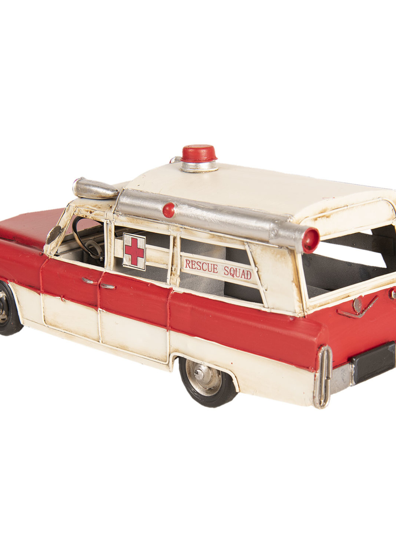Clayre & Eef Model ambulance 33*14*13 cm 6Y3395