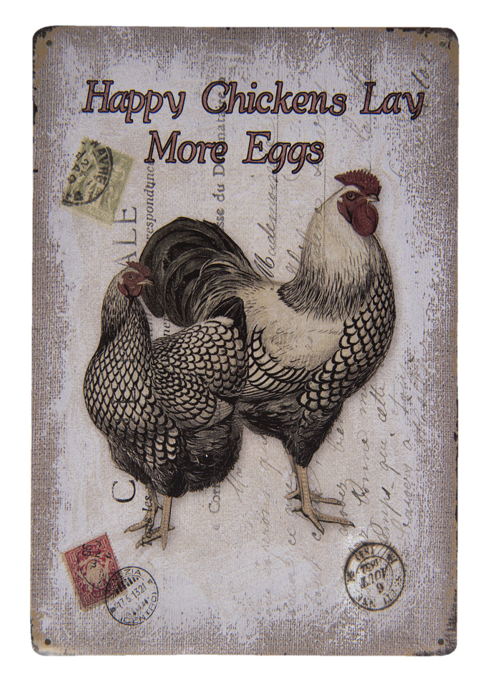 Clayre & Eef Plaque décorative 20*30 cm 6Y3508