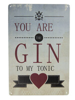 Clayre & Eef Tekstbord 20*30 cm 6Y3512