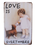 Clayre & Eef Tekstbord 20*30 cm 6Y3517