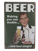 Clayre & Eef Tekstbord 20*30 cm 6Y3520