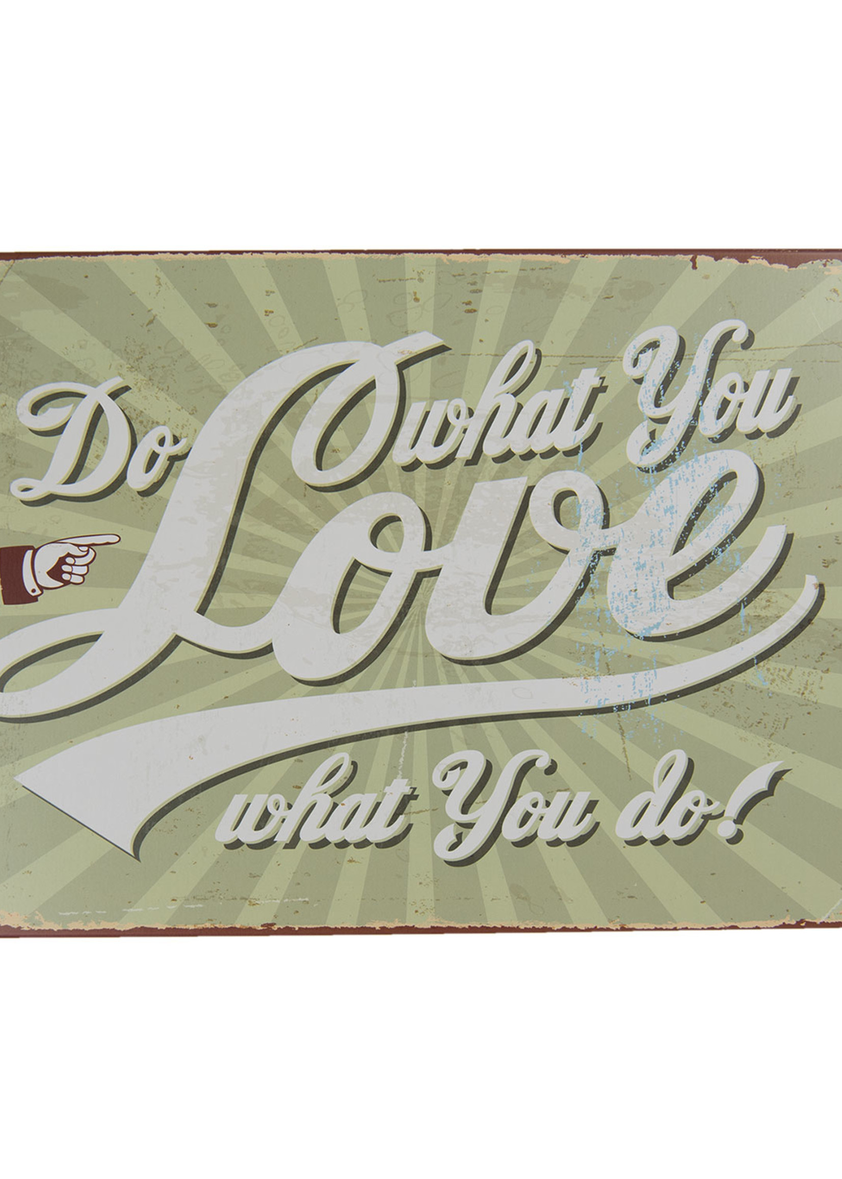 Clayre & Eef Tekstbord 20*30 cm 6Y3525